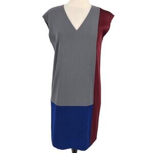 DKNY Color Block Shift Dress Womens Size Small